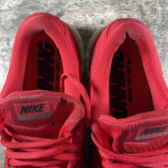 Mens Nike Air Max 2016 Bright Crimson Red Athletic Running Sneakers Size 9 main image 8